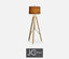 Jonathan Charles Lighting Floor Lamp Architectural in Oak - Light House of Isabella UK
