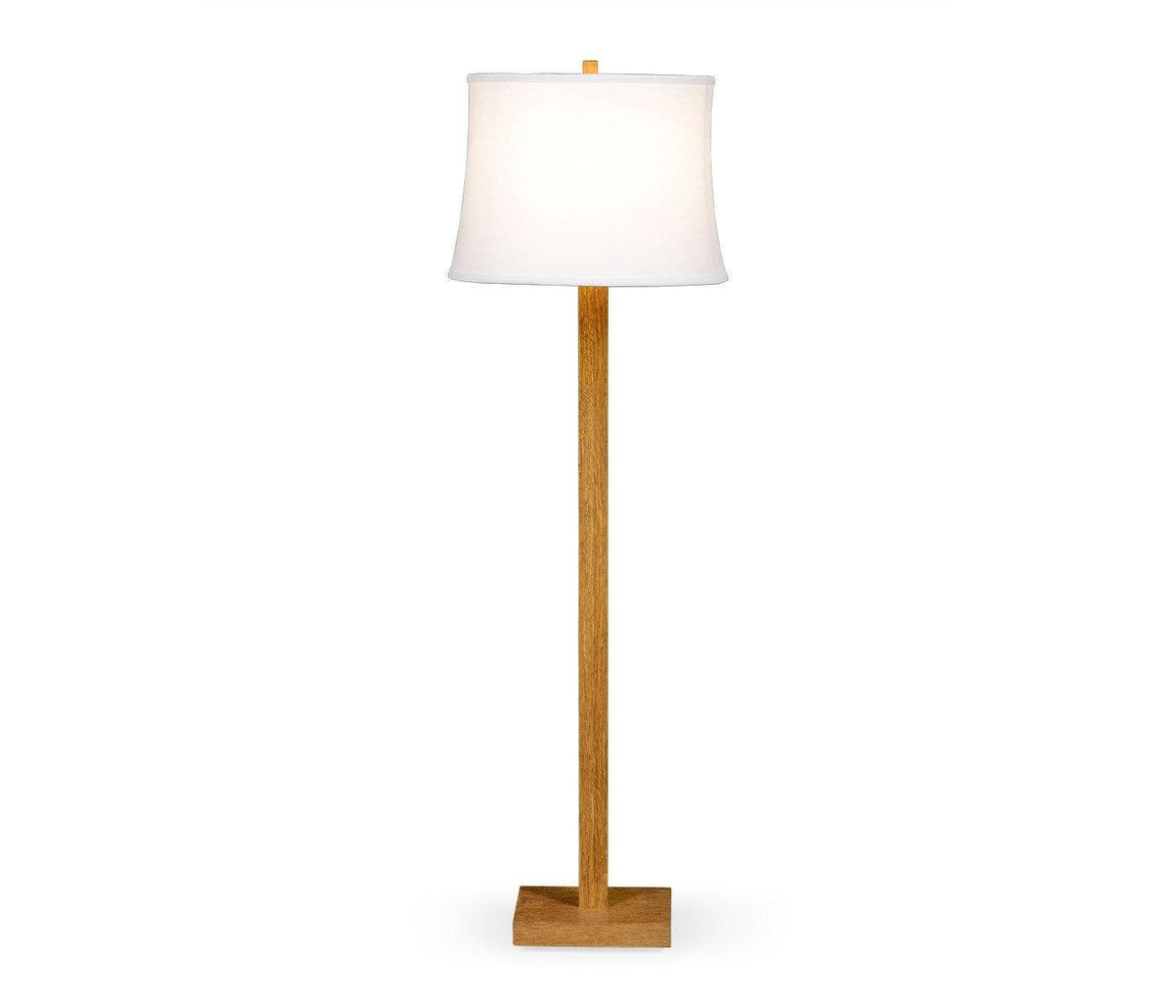 Jonathan Charles Lighting Floor Lamp Brushed Golden Oak House of Isabella UK