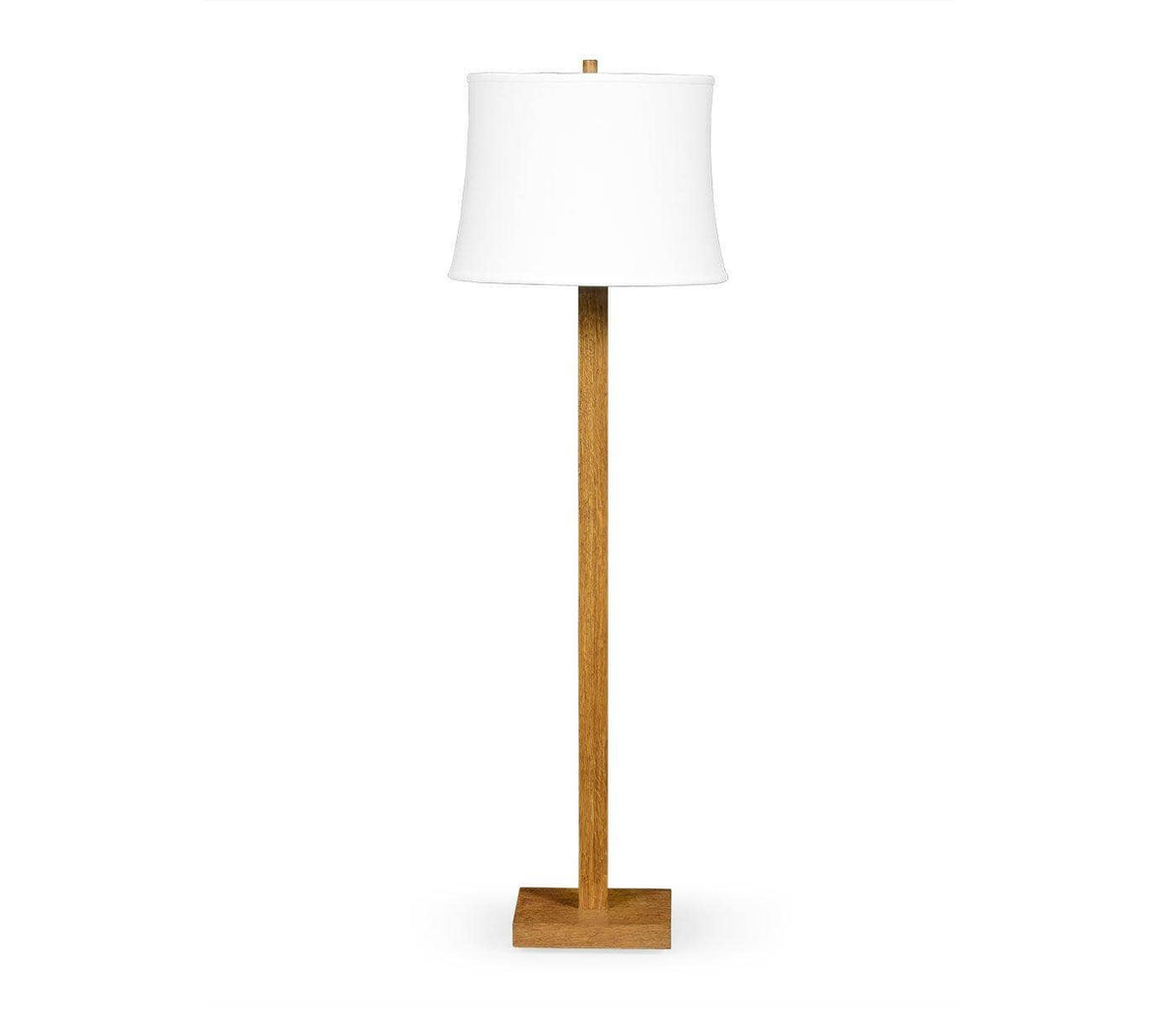 Jonathan Charles Lighting Floor Lamp Brushed Golden Oak House of Isabella UK