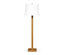 Jonathan Charles Lighting Floor Lamp Brushed Golden Oak House of Isabella UK
