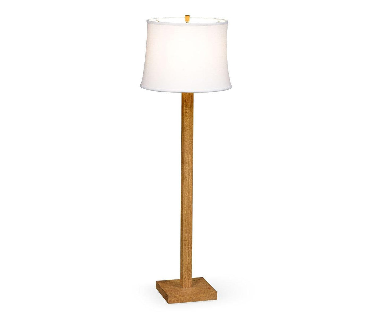 Jonathan Charles Lighting Floor Lamp Brushed Golden Oak House of Isabella UK