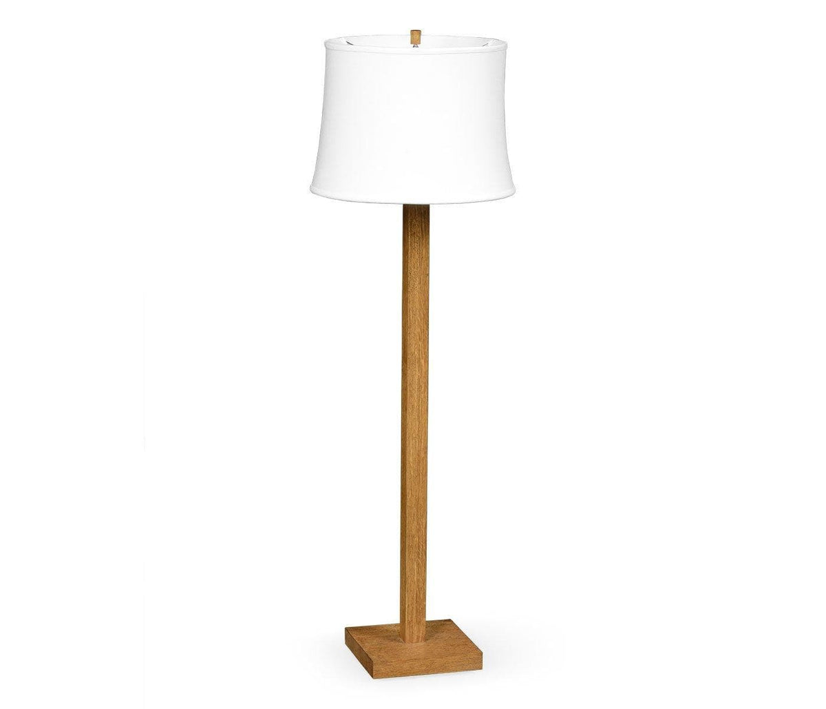 Jonathan Charles Lighting Floor Lamp Brushed Golden Oak House of Isabella UK