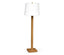 Jonathan Charles Lighting Floor Lamp Brushed Golden Oak House of Isabella UK