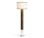 Jonathan Charles Lighting Floor Lamp Military in Santos Rosewood House of Isabella UK