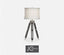 Jonathan Charles Lighting Large Table Lamp Architectural in Oak - Black House of Isabella UK