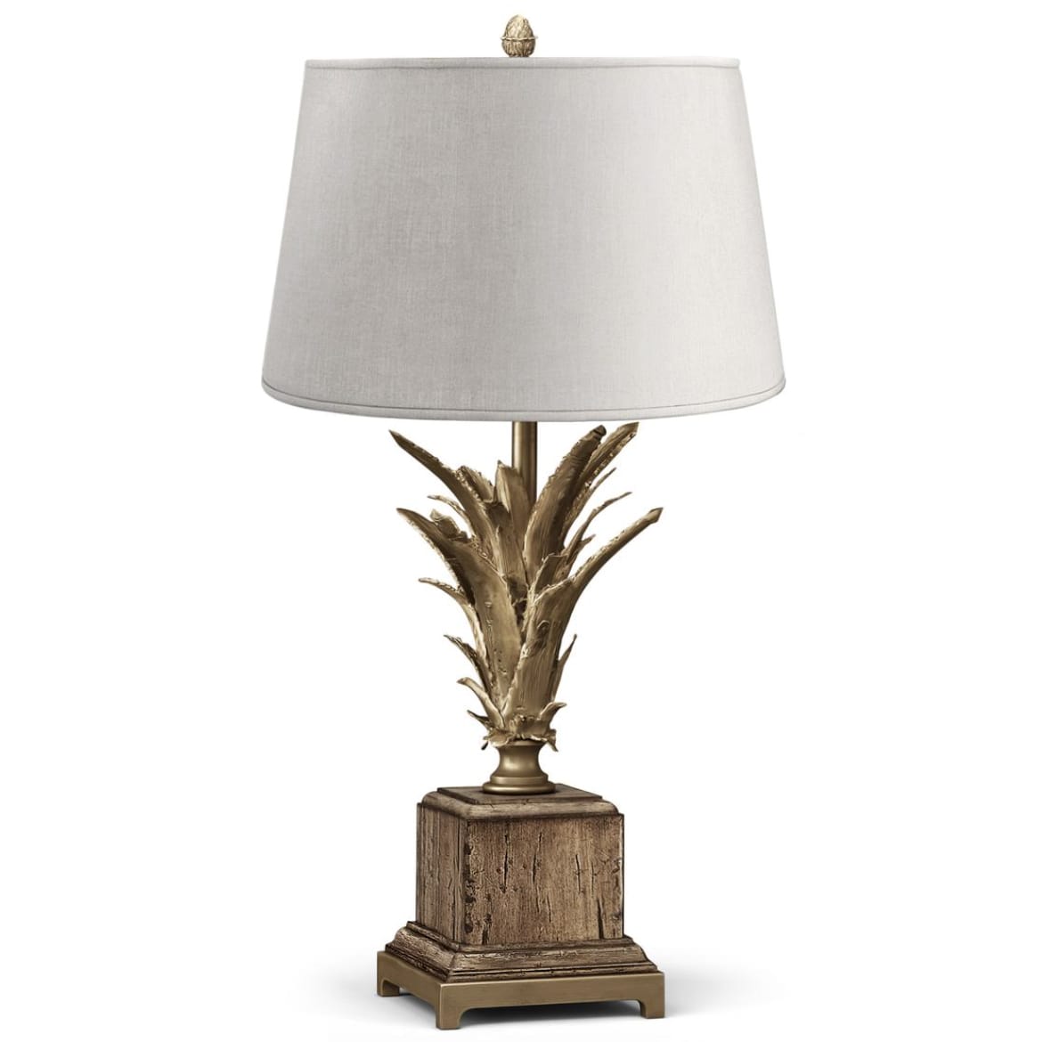 Jonathan Charles Lighting Palm Court Palm Leaf Table Lamp House of Isabella UK
