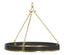 Jonathan Charles Lighting Round Chandelier in Ebonised Oak House of Isabella UK
