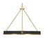 Jonathan Charles Lighting Round Chandelier in Ebonised Oak House of Isabella UK