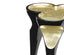 Jonathan Charles Living Accent Table Trefoil Cut Out - Smoky Black House of Isabella UK