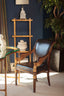 Jonathan Charles Living Armchair Empire in Black Leather House of Isabella UK