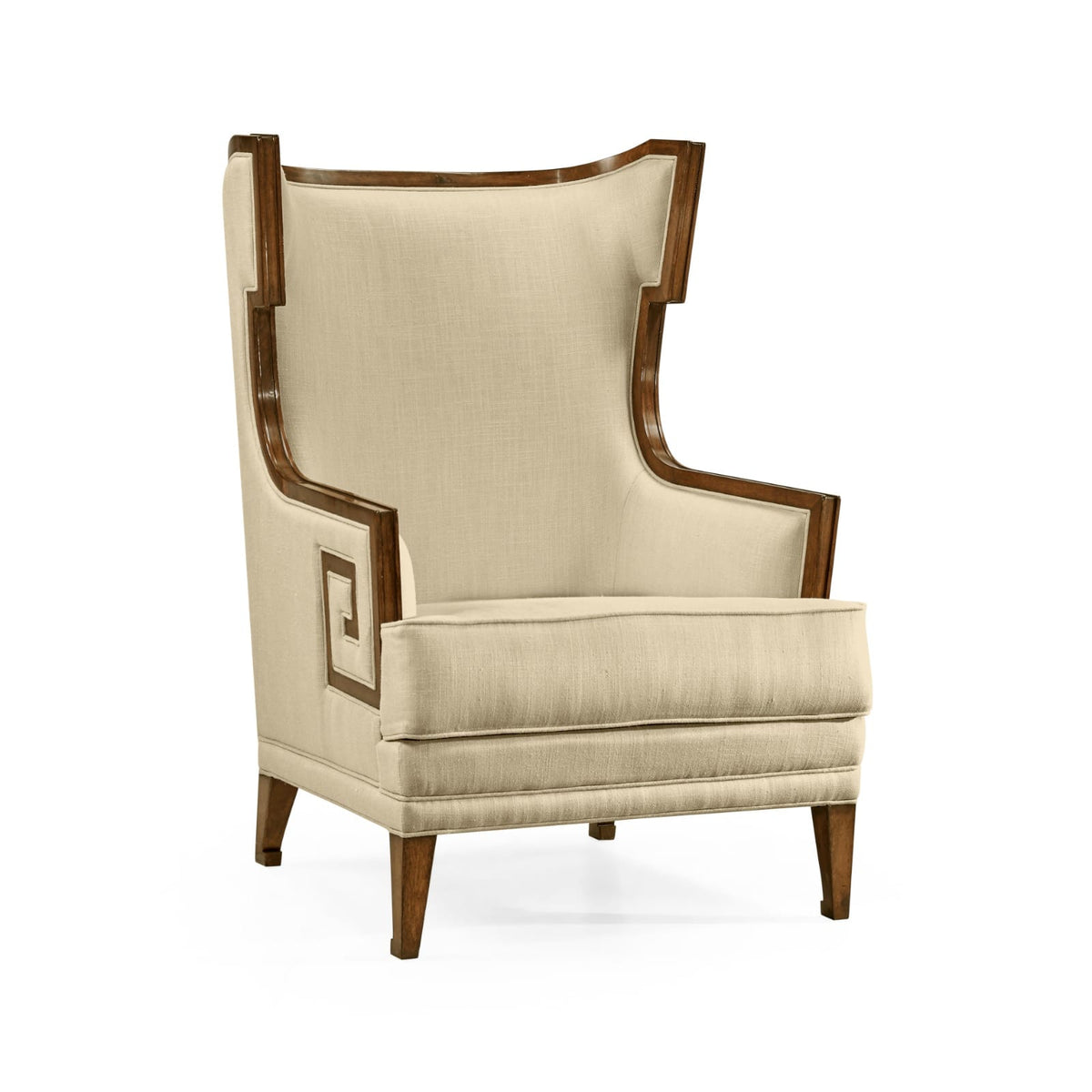 Jonathan Charles Living Armchair Greek Revival in Walnut - Antwerp House of Isabella UK
