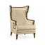 Jonathan Charles Living Armchair Greek Revival in Walnut - Antwerp House of Isabella UK