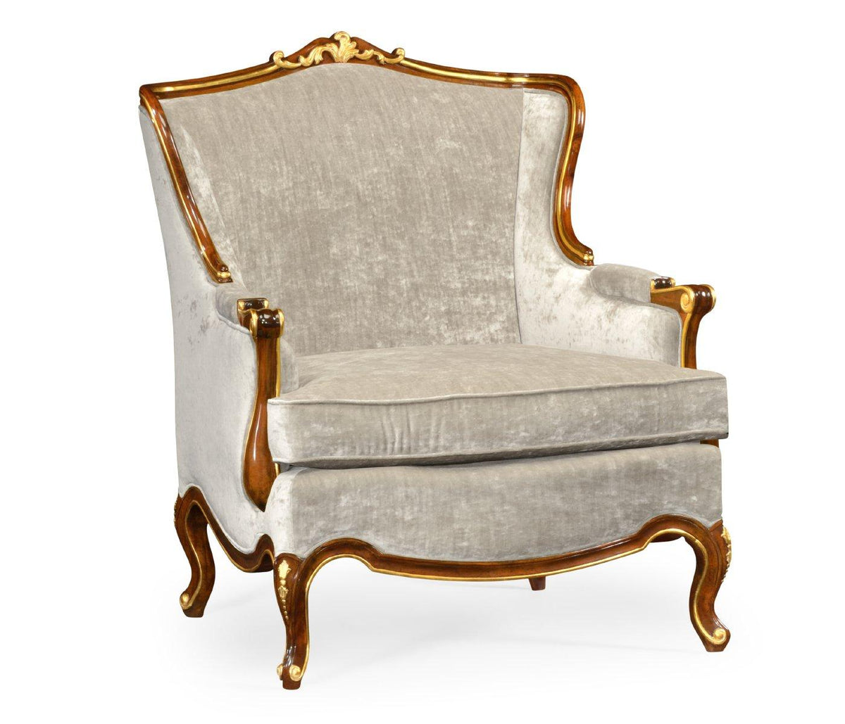 Jonathan Charles Living Armchair Monaco in Calico velvet House of Isabella UK