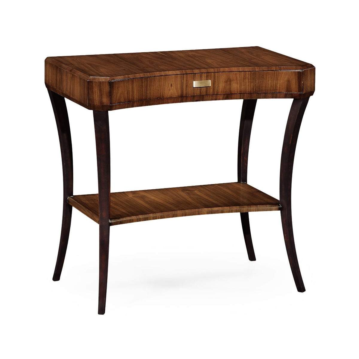 Jonathan Charles Living Art Deco Satin Rectangular Side Table with Drawer House of Isabella UK
