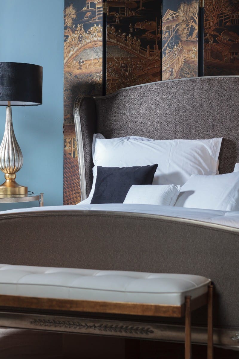 Jonathan Charles Living Bench Contemporary in White Leather - Gilded House of Isabella UK