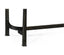 Jonathan Charles Living Bench Contemporary in White Leather - Silver House of Isabella UK