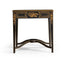 Jonathan Charles Living Black & Églomisé Square Side Table House of Isabella UK