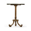 Jonathan Charles Living Brown Mahogany Lamp Table with Brass Moulding House of Isabella UK
