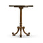 Jonathan Charles Living Brown Mahogany Lamp Table with Brass Moulding House of Isabella UK