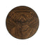 Jonathan Charles Living Brown Mahogany Lamp Table with Brass Moulding House of Isabella UK