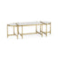 Jonathan Charles Living Bunching Coffee Table Trio Contemporary - Gilded House of Isabella UK