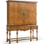 Jonathan Charles Living Burl Walnut and Seaweed TV Cabinet House of Isabella UK
