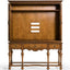 Jonathan Charles Living Burl Walnut and Seaweed TV Cabinet House of Isabella UK