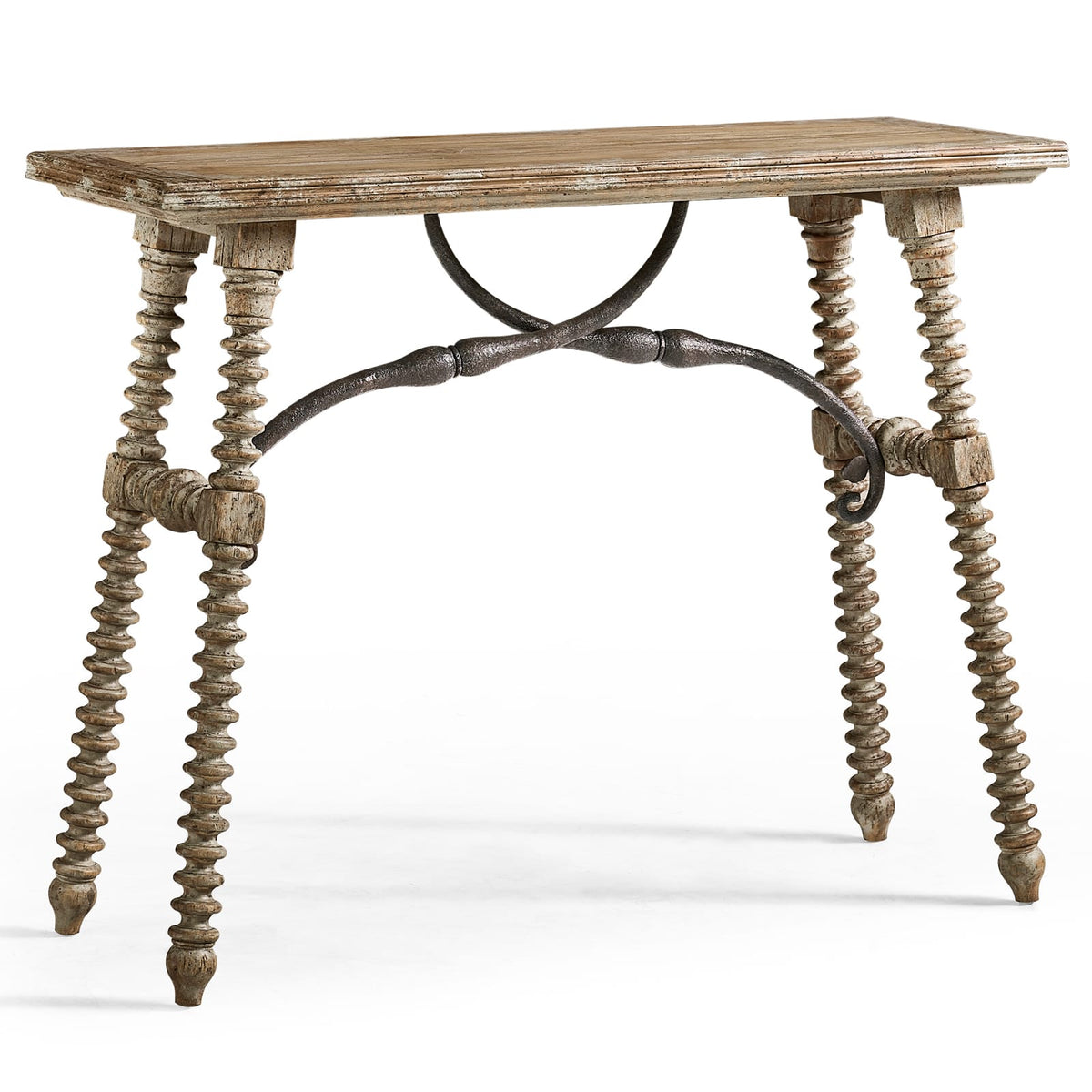 Jonathan Charles Living Caldera Console Table with Turned Legs House of Isabella UK