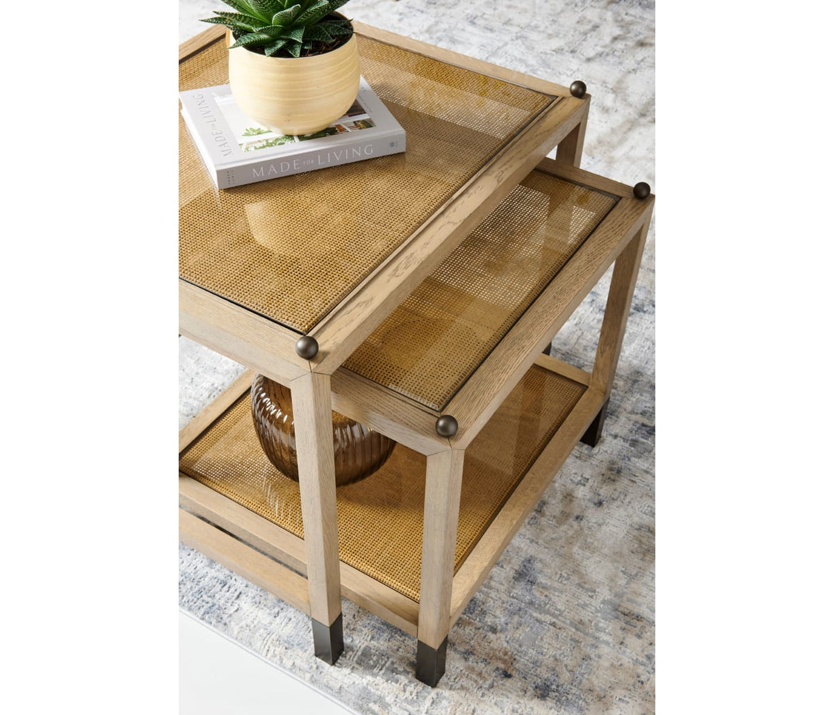 Jonathan Charles Living Cambrio Nesting Tables House of Isabella UK