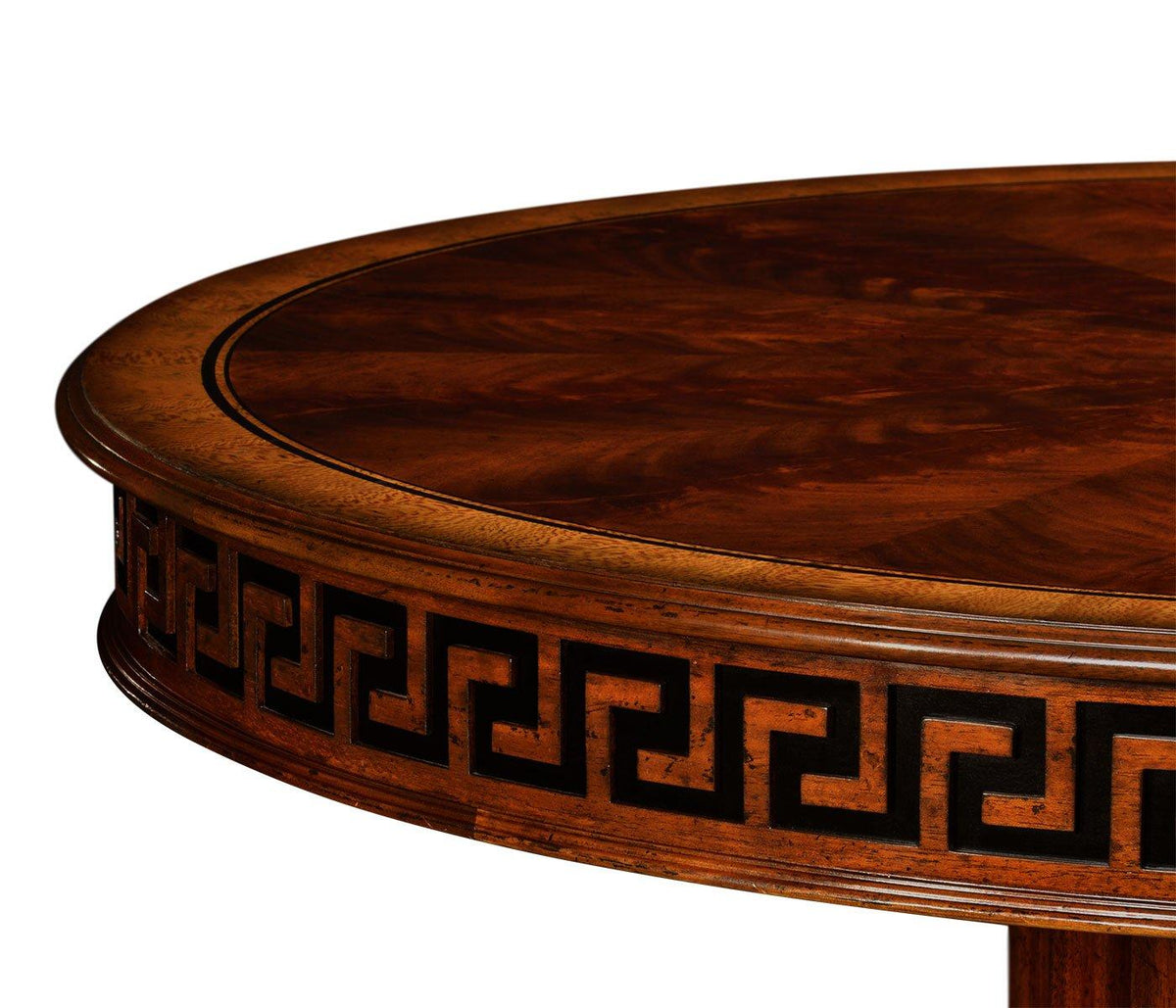 Jonathan Charles Living Centre Table Georgian with Greek Key Carving House of Isabella UK