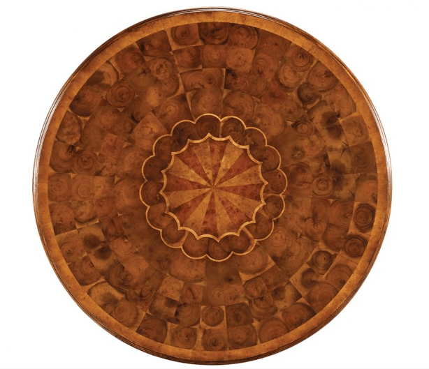 Jonathan Charles Living Centre Table Oyster on Brass Base House of Isabella UK