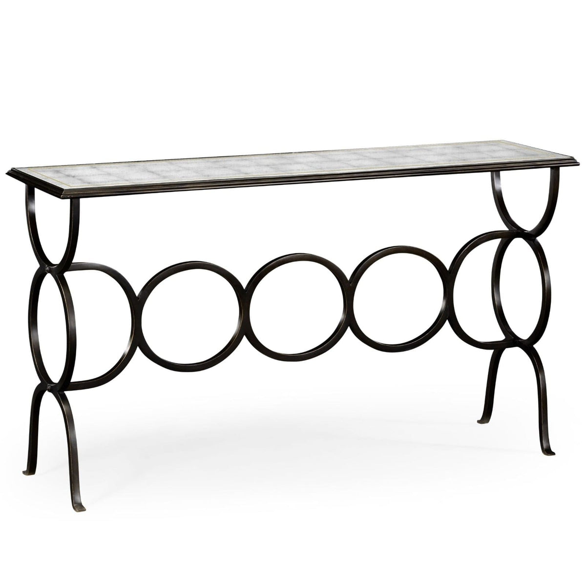 Jonathan Charles Living Circles Console Table in Bronze House of Isabella UK
