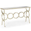 Jonathan Charles Living Circles Console Table in Silver House of Isabella UK