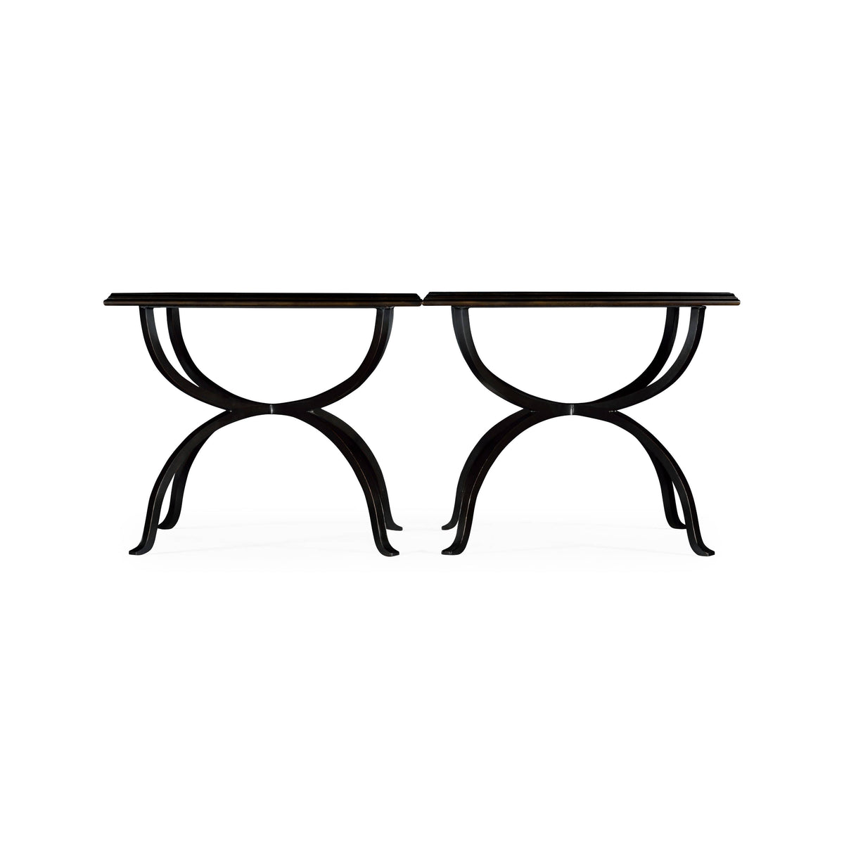 Jonathan Charles Living Coffee Table Contemporary Set of 2 - Bronze House of Isabella UK