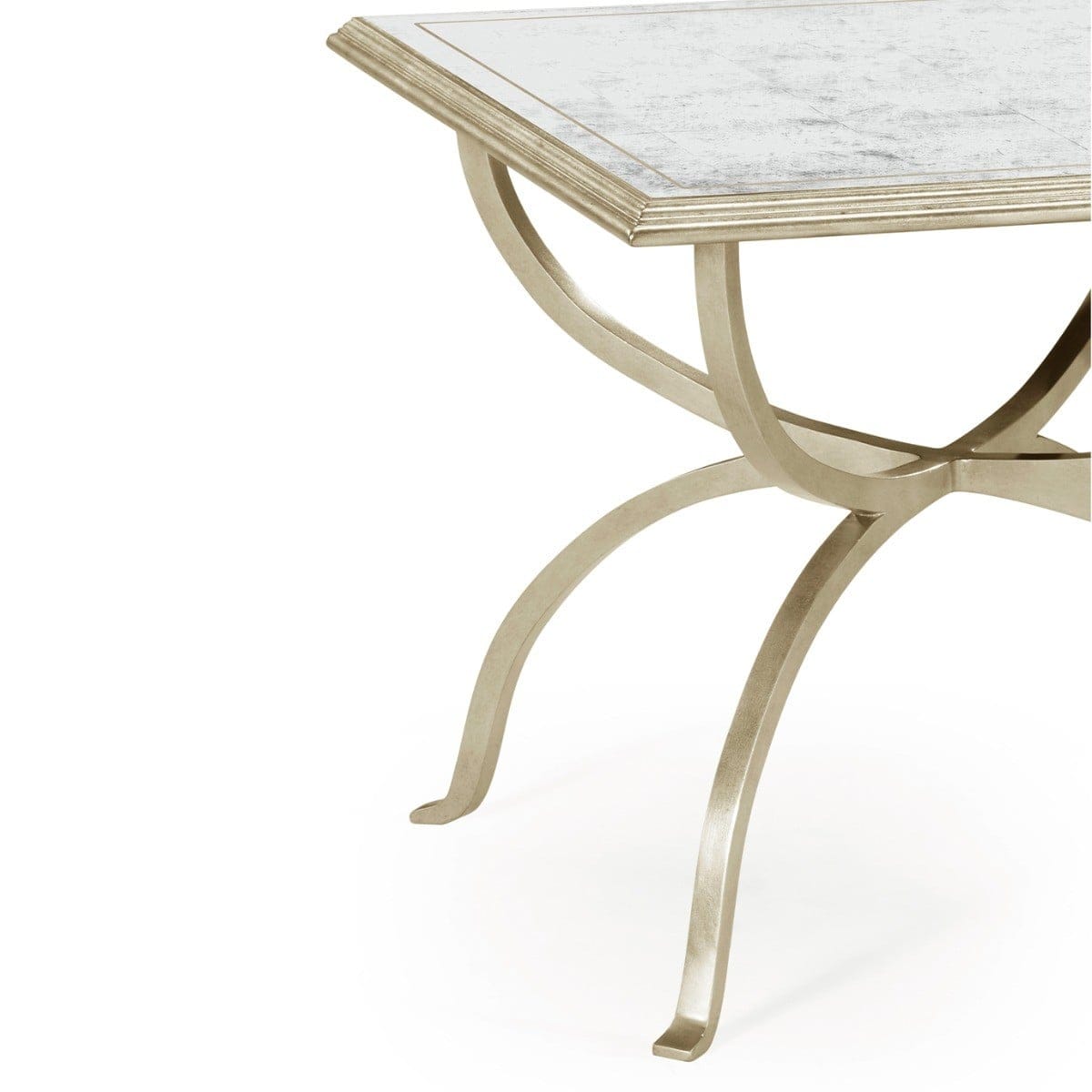 Jonathan Charles Living Coffee Table Contemporary Set of 2 - Silver House of Isabella UK