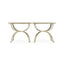 Jonathan Charles Living Coffee Table Contemporary Set of 2 - Silver House of Isabella UK