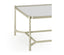 Jonathan Charles Living Coffee Table Contemporary with Glass Top - Silver House of Isabella UK