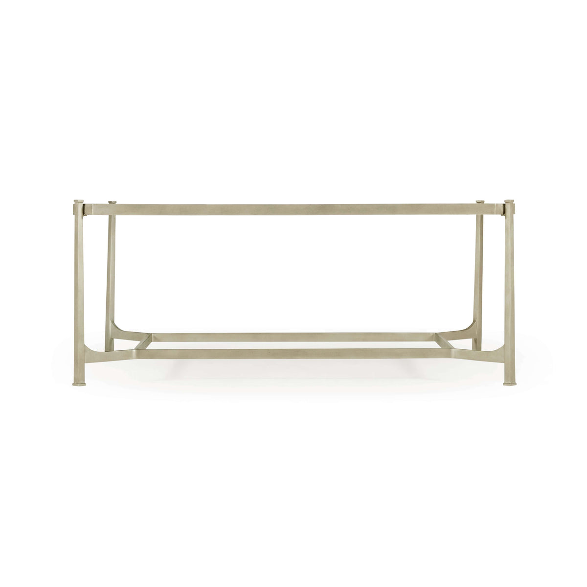 Jonathan Charles Living Coffee Table Contemporary with Glass Top - Silver House of Isabella UK