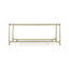 Jonathan Charles Living Coffee Table Contemporary with Glass Top - Silver House of Isabella UK