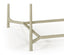 Jonathan Charles Living Coffee Table Contemporary with Glass Top - Silver House of Isabella UK