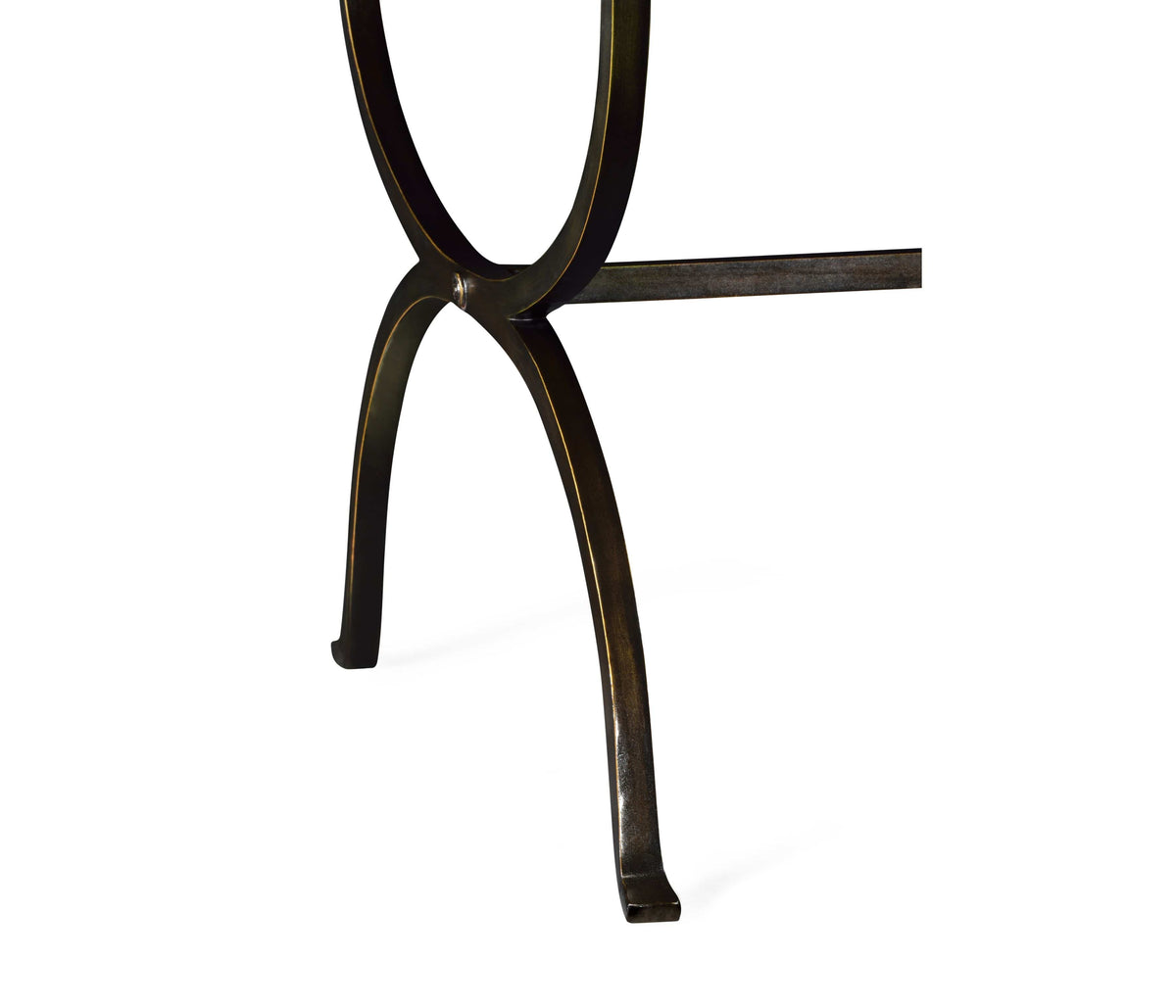 Jonathan Charles Living Coffee Table Hourglass in Eglomise - Bronze House of Isabella UK