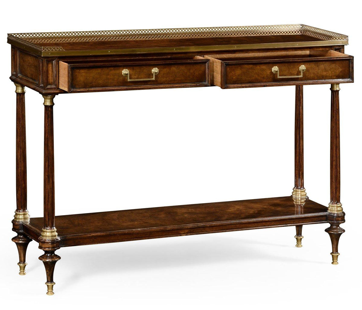 Jonathan Charles Living Console Table French Mahogany House of Isabella UK