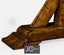Jonathan Charles Living Console Table Rustic - Country Walnut House of Isabella UK