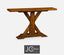 Jonathan Charles Living Console Table Rustic - Country Walnut House of Isabella UK