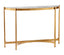 Jonathan Charles Living Demilune Console Table Contemporary Gilded - Large House of Isabella UK