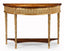 Jonathan Charles Living Demilune Console Table Neoclassical - Small House of Isabella UK