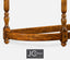 Jonathan Charles Living Demilune Console Table Rustic in Country Walnut House of Isabella UK