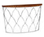 Jonathan Charles Living Demilune Console Table with Feather Inlay House of Isabella UK