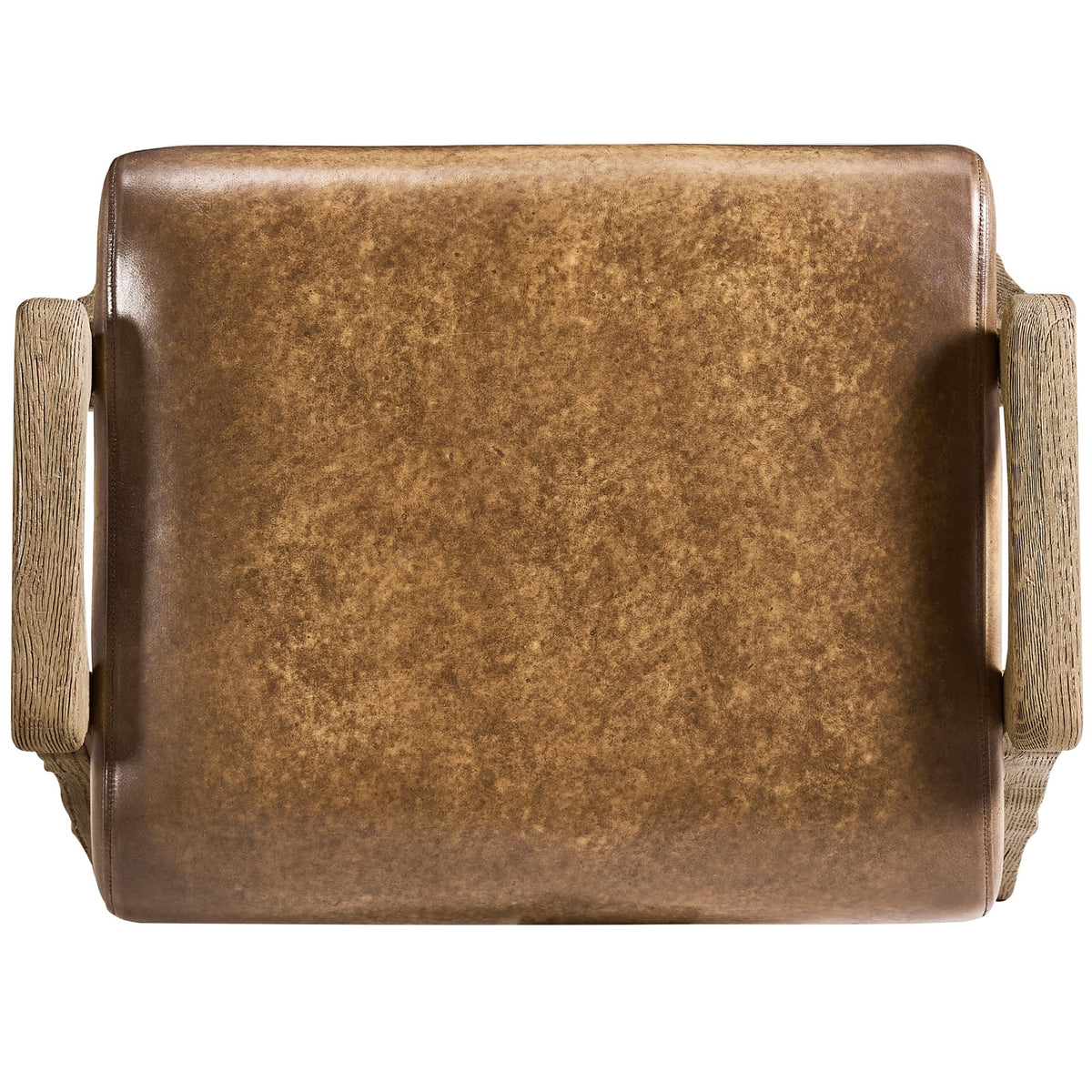 Jonathan Charles Living Echo Canyon Leather Footstool House of Isabella UK