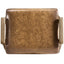 Jonathan Charles Living Echo Canyon Leather Footstool House of Isabella UK